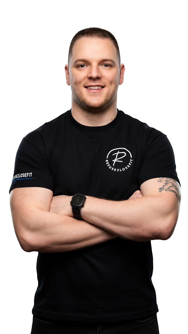 Niko, ISSA certified trainer and founder of Refuse2LoseFIT